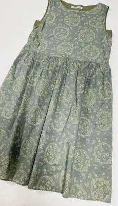 メゾンドプラージュ　サークルフラワー　ノースリーブワンピース　花柄