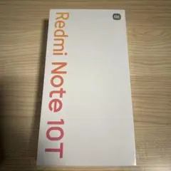 新品未使用　Xiaomi Redmi Note 10T スマートフォン