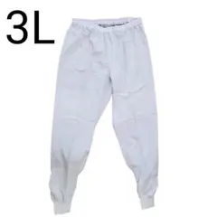 新品 食品工場 給食 介護施設 厨房 3L 白 作業着 清潔 衛生 制服 大きい