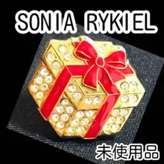 【ソニアリキエル】《ヴィンテージ》ラインストーン ピンブローチ【未使用品】