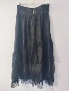 ロングスカートAXESS　黒　H138