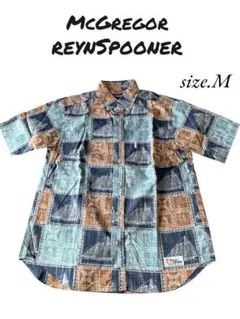 McGregor ✖︎ reyn Spooner 柄シャツ 半袖シャツ 総柄 M