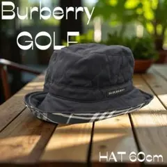 美品✨️BURBERRY バーバリーゴルフハット 60cm 帽子 キルティング