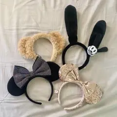 ディズニーカチューシャ　4点セット