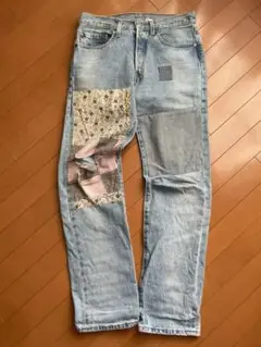 ヴィンテージ Levi's 501 リーバイス パッチワーク リメイク デニム