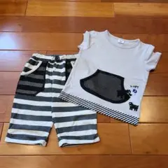 【100cm】Tシャツ、ハーフパンツセット