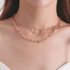 新品未使用品☆ゴールドネックレス ☆☆ 韓国☆☆