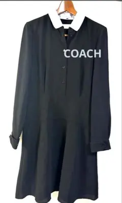 未使用　コーチ　COACH デニム　ワンピース　ロング　タグ付き　Aライン 未使用 コーチ COACH デニム ワンピース ロング タグ付き A