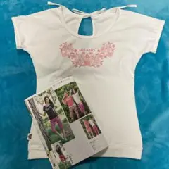 ミカノ　ミカランセ　MIKANO バックリボンエアリーTシャツ