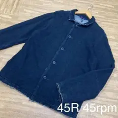 45R 45rpm スウェット生地 ジャケット カットオフ