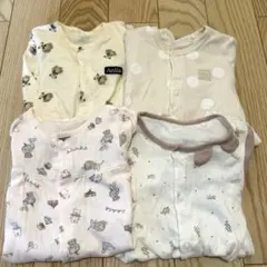 ピンク ベージュ セット売り まとめ買い 新生児 ベビー服 50〜60