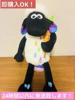 ひつじのショーン ホラグチカヨ コラボBIGぬいぐるみ（虹色の牧場）