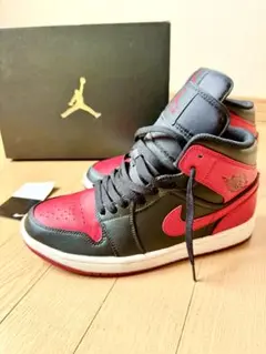 NIKE AIR JORDAN 1 MID BRED ナイキ エアジョーダン1