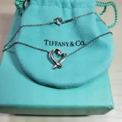 希少 1Pダイヤ付ネックレス TIFFANYu0026Co. シルバーラヴィングハート