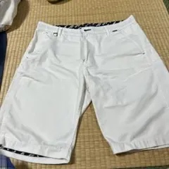 THE ELEMENT ホワイトショートパンツ Lサイズ