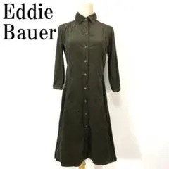 Eddie Bauer シャツワンピース ブラウン PXS B8467