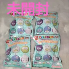 はぴだんぶい フェイス マスコット ストラップ 4個セット 未開封
