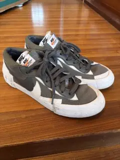 26cm UK7 NIKE BLAZER LOW SACAI グレー