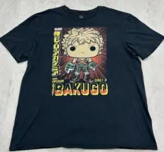 ヒロアカ　爆豪勝己　かっちゃん　トップス　半袖　Tシャツ　古着　ブラック