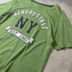 Aéropostale NY ロゴ刺繍Tシャツ グリーン