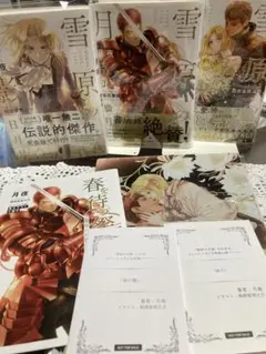 雪原の月影 三日月・満月・合わせ月　コミコミ 特典付き　月夜
