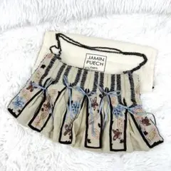 ☆極美品☆JAMIN PUECH ジャマンピュエッシュ ビーズバッグ チェーン