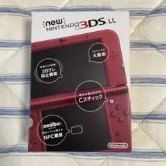 new Nintendo 3DS LL レッド説明書付き