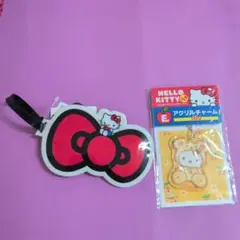サンリオ　ハローキティ 　ダイカットネームタグ　 アクリルチャーム