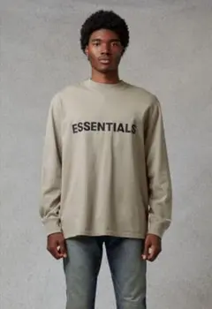 FOG ESSENTIALS 長袖カットソー ベージュ タン ロンT XL