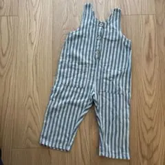 ZARAベビー　ストライプ　サロペット　9-12m 80