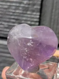 ウルグアイ産　ハート型のアメトリン　濃くて鮮やか