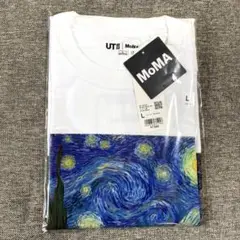 新品 ユニクロ UT MoMA ゴッホ 星月夜 Tシャツ Lサイズ タグ付き