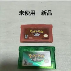 ゲームボーイアドバンスソフト　ポケモン　 エメラルド　ファイアーレッド　英語