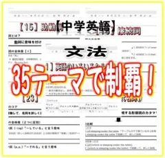 【中学英語】文法　35テーマで制覇！のサムネイル