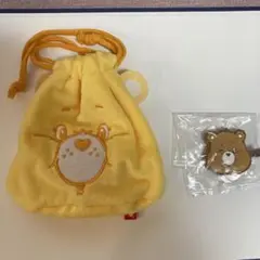 ケアベア、巾着、ヘアピン、ガチャガチャ