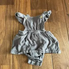 H&M オーガニックコットン スカート付きボトムス 60cm グレー