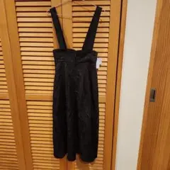 新品　Rejoule　ANGELINA　サロペットスカート　レース　グレー