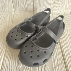 Crocsクロックス メリージェーン カリン ブラック サンダル w5
