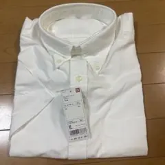新品未使用✨UNIQLO オックスフォード　シャツ　半袖シャツ XL