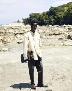 postelegant リバーシャツジャケット 24ss
