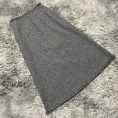 ルシェルブルー LE CIEL BLEU ロングスカート Aライン グレー 34