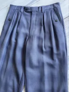 vintage シャドー チェック スラックス パンツ