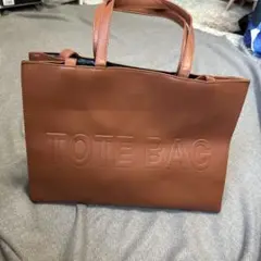 ブラウン TOTE BAG トートバッグ