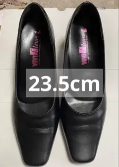 リクルートパンプス　黒　23.5センチ