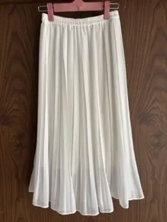 シフォンプリーツスカート　UNIQLO