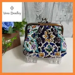 【新品】④ベラブラッドリーVera Bradley財布　がま口　花柄　キルト