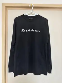 phiten 黒 長袖 ロングスリーブ ロンT Mサイズ
