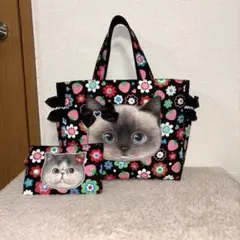 コヤンイサムチョン　クラウディちゃんサイドポケットトート＆ポーチ