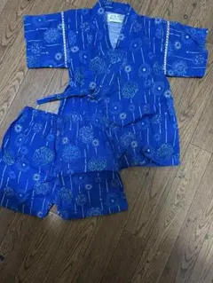 和ごころじんべい 花火柄甚平 90cm 男の子