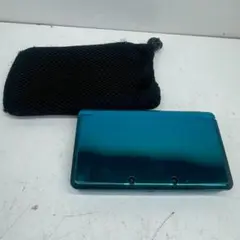 T◆【カセット付き】ニンテンドー3DS　アクアブルー 本体